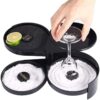 Elevate Your Cocktails with the 3 Tier Bar Glass Rimmer Tool!