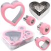 Versatile Heart Cookie Cutter Set Delivers Sweet Baking Fun!