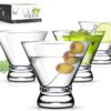 Sleek and Stylish: LUNA & MANTHA’s Stemless Martini Glasses Shine