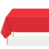 Bold and Bright: QIKSION Red Tablecloths Elevate Any Celebration!